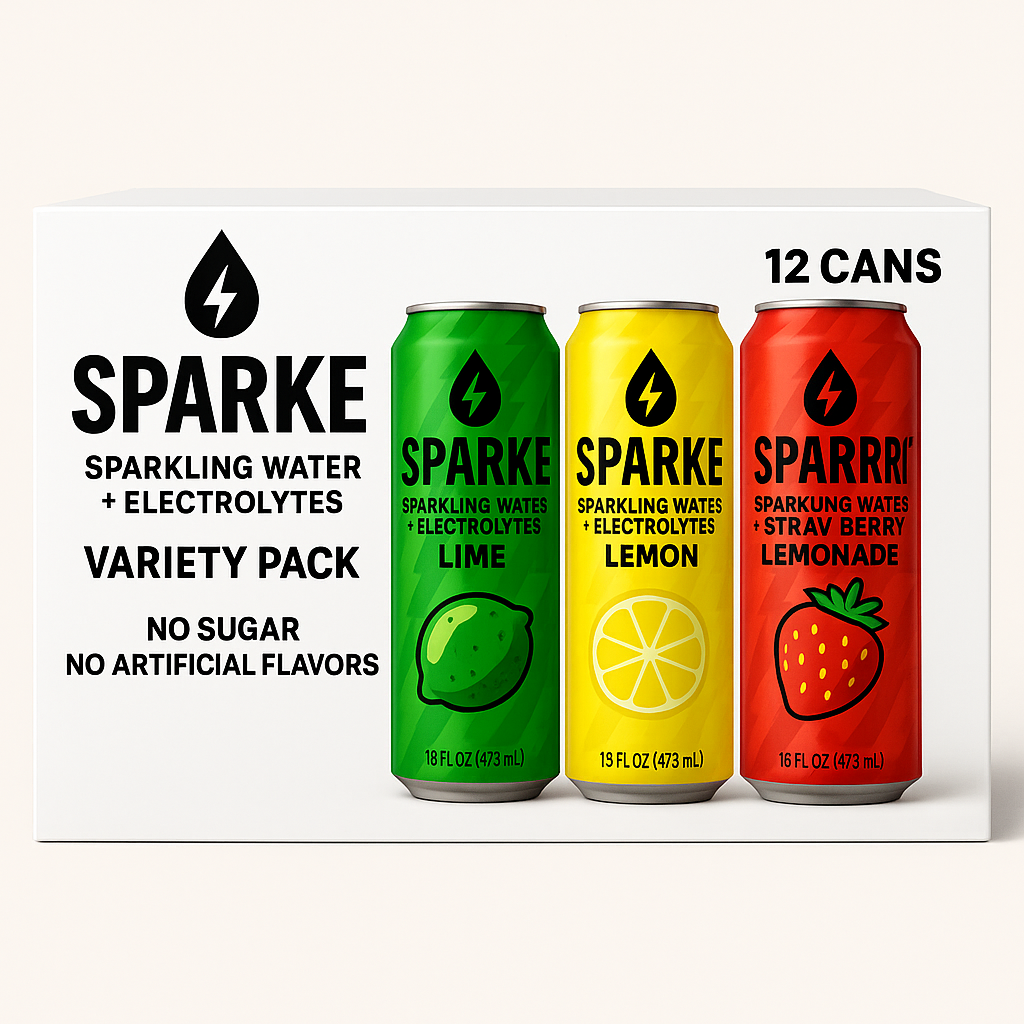 SPARKE Sparkling Electrolyte Water - 12 Pack