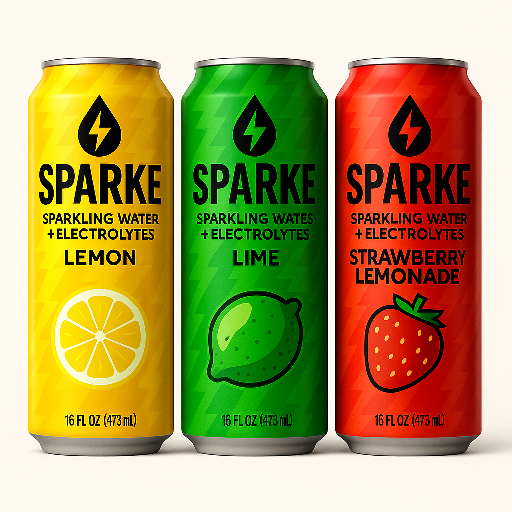 SPARKE Sparkling Electrolyte Water - 12 Pack